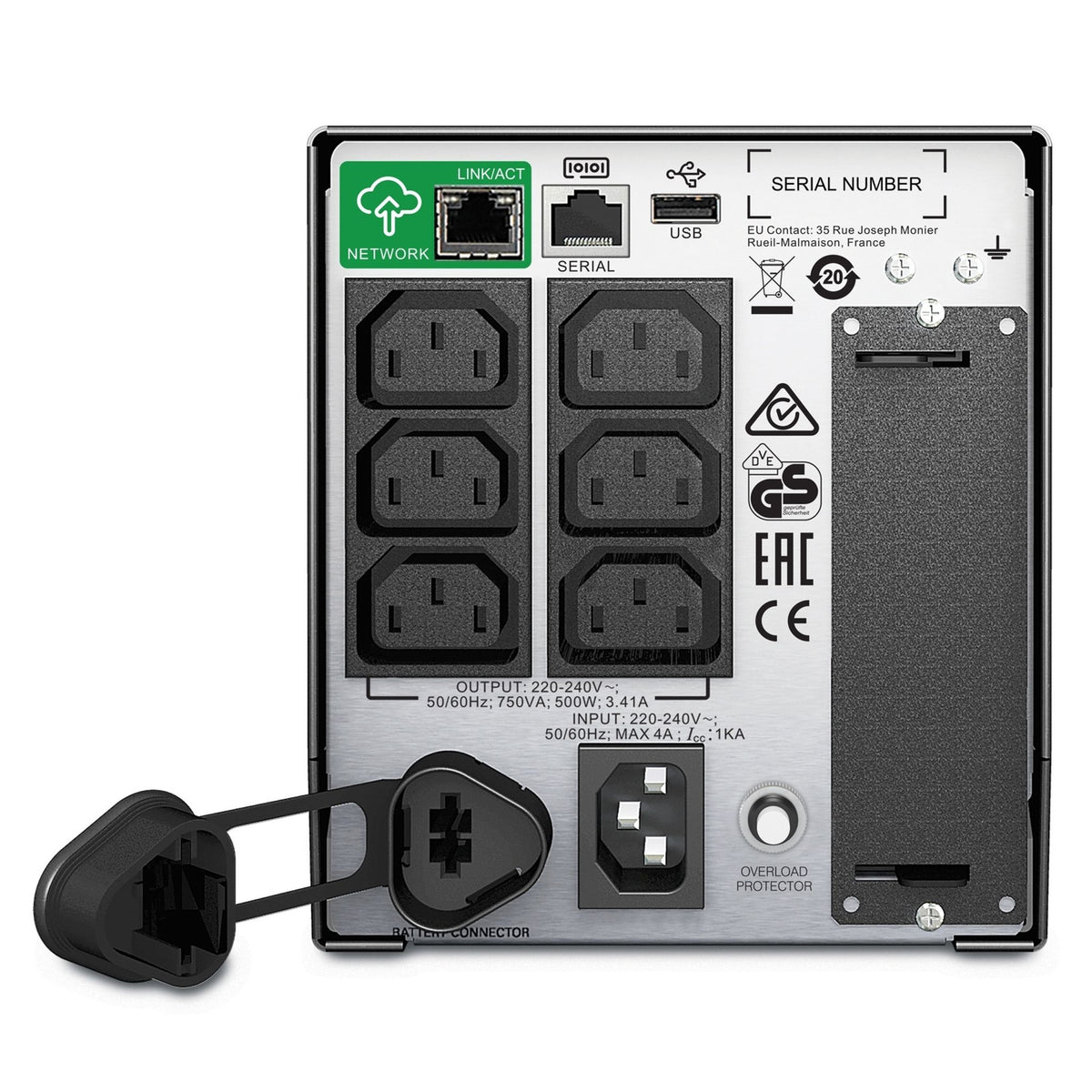 APC Smart-UPS 750VA LCD 230V SmartConnect