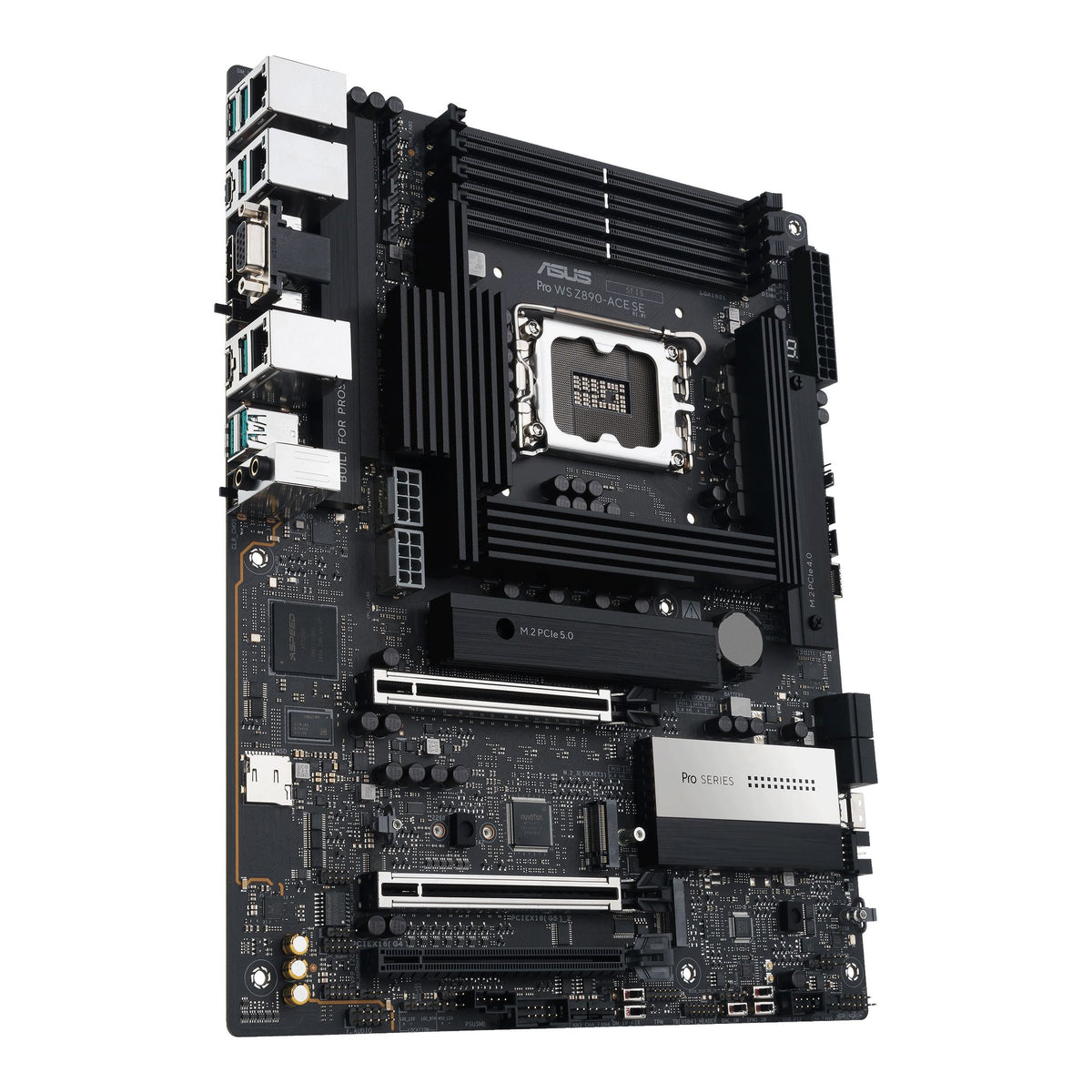 ASUS Z890 WS LGA1851 ATX DDR5 PCIe 5.0 Motherboard 4x M.2 10Gb Ethernet