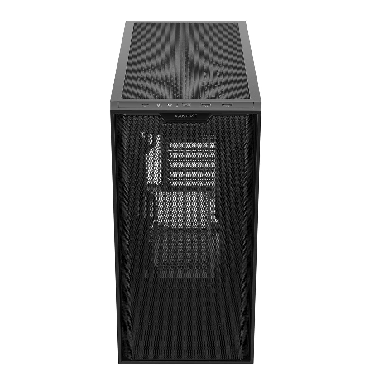 ASUS A21 Black MicroATX Case Tempered Glass Side Window 2x USB 3.2 HD Audio