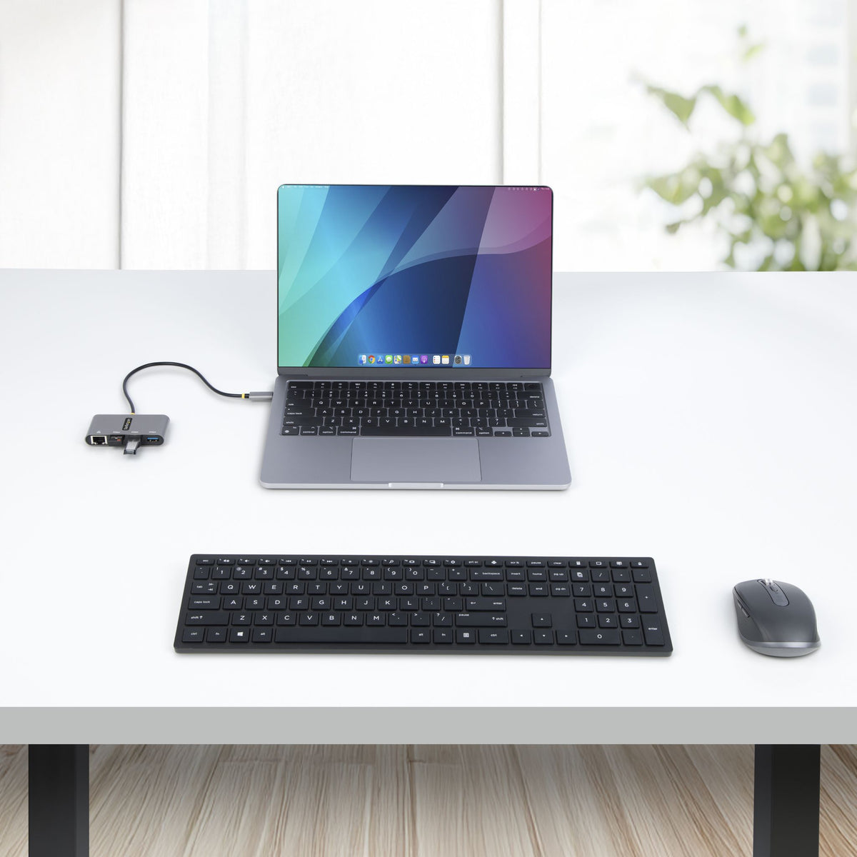 StarTech USB-C Combo Hub 3 USB-A Ports 1 Ethernet Port UASP Support Space Gray