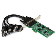 StarTech.com Multiport Serial Adapter PCI Express x1 4x DB-9 RS-232/422/485