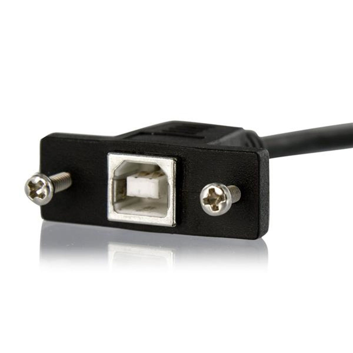 StarTech.com 3ft USB B/F Panel Mount Cable Black