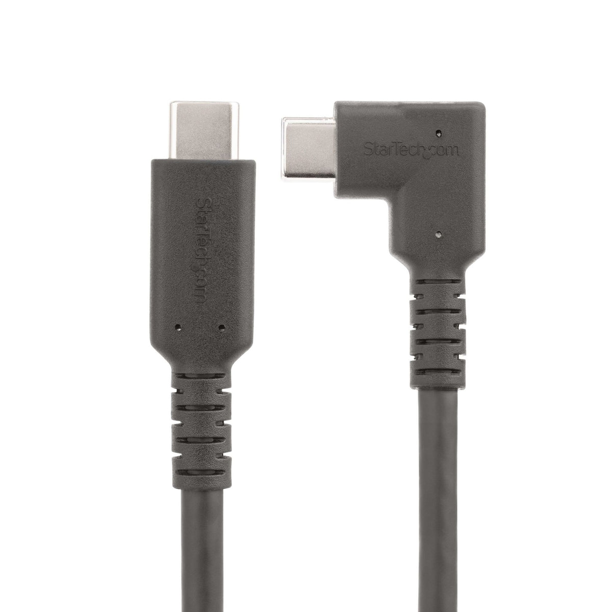 StarTech.com 1m Rugged Right Angle USB-C Cable 10Gbps 4K 60Hz 100W PD