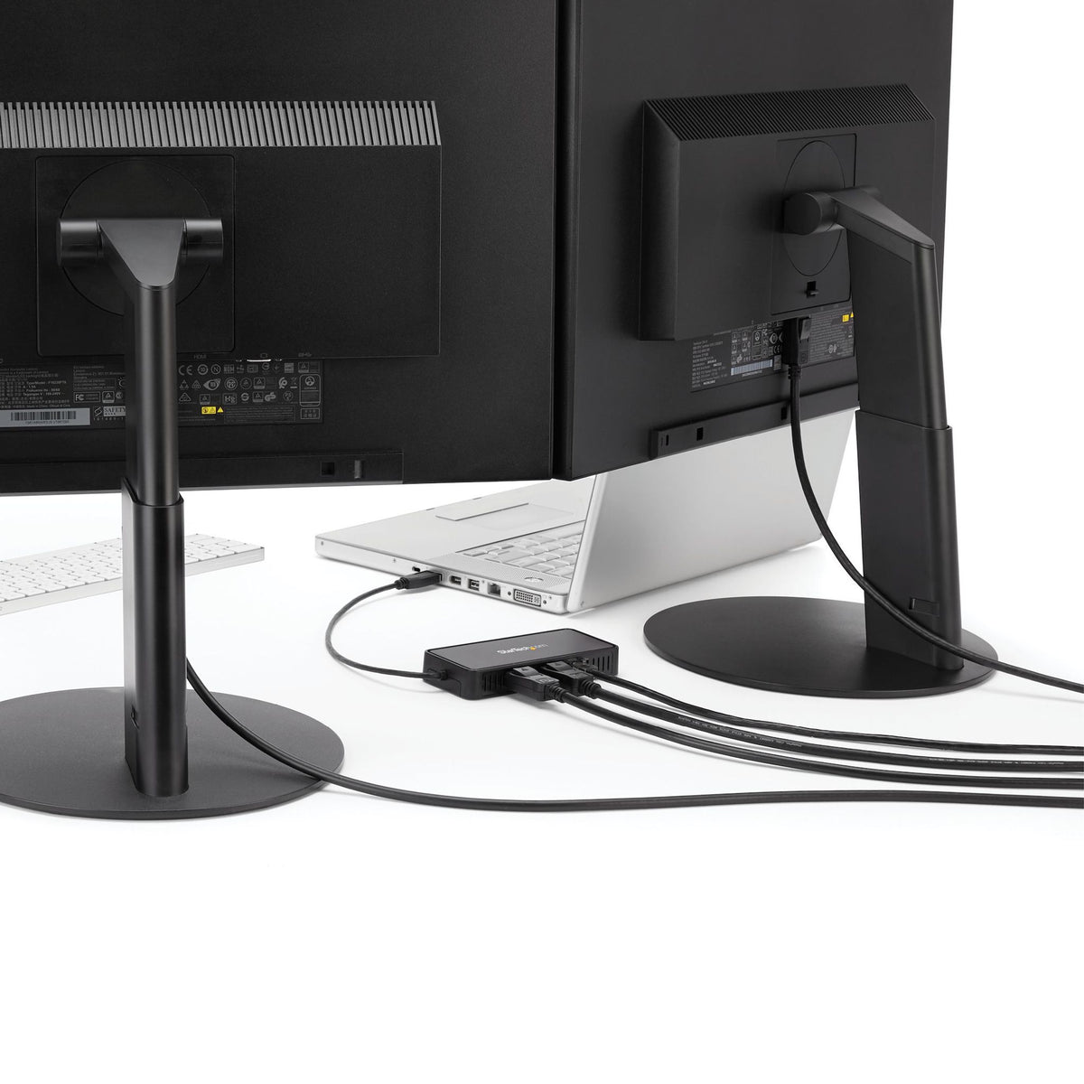 StarTech.com USB 3.0 Type-A Docking Station Black 4K DP HDMI Ethernet