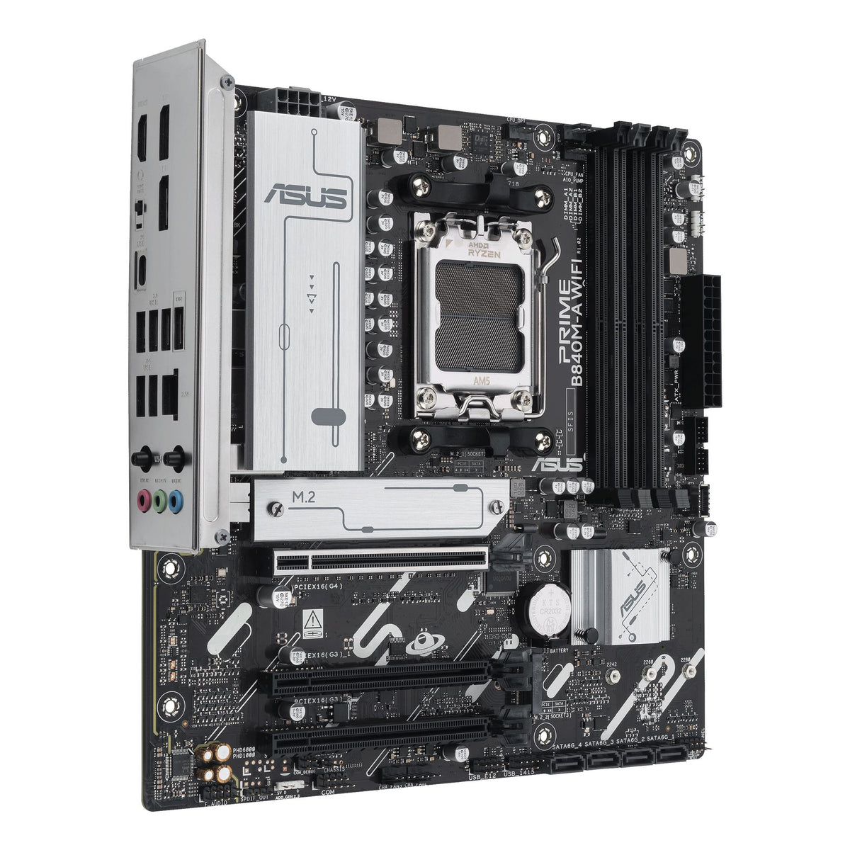ASUS PRIME B840M-A WIFI-CSM AM5 Micro-ATX Motherboard DDR5 256GB 3x M.2 Wi-Fi 6E tl:97267524
