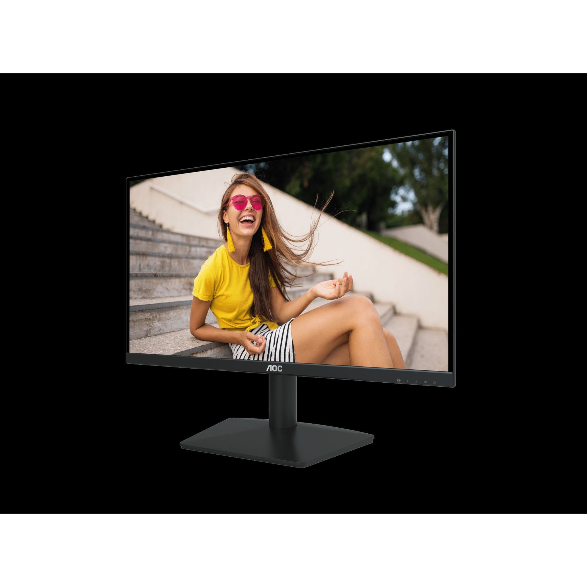 AOC 21.5" FHD 100Hz VGA HDMI AdaptiveSync Frameless Monitor tl:b2e4f3a0