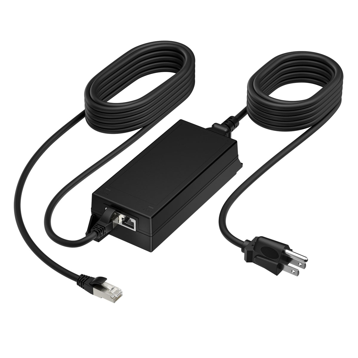 HP Poly PoE++ 65W 2.5G Adapter 3.66m CAT6A Cable Power Cord