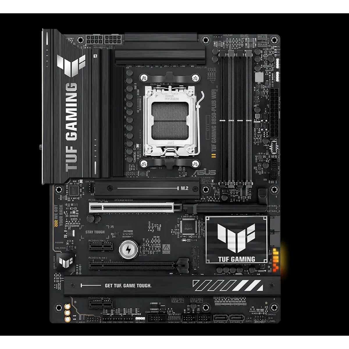 ASUS TUF GAMING B850-PLUS WIFI AM5 DDR5 192GB 3x M.2 WiFi 7 tl:6a71f5a
