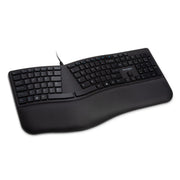 Kensington Pro Fit Ergonomic Wired Keyboard Black