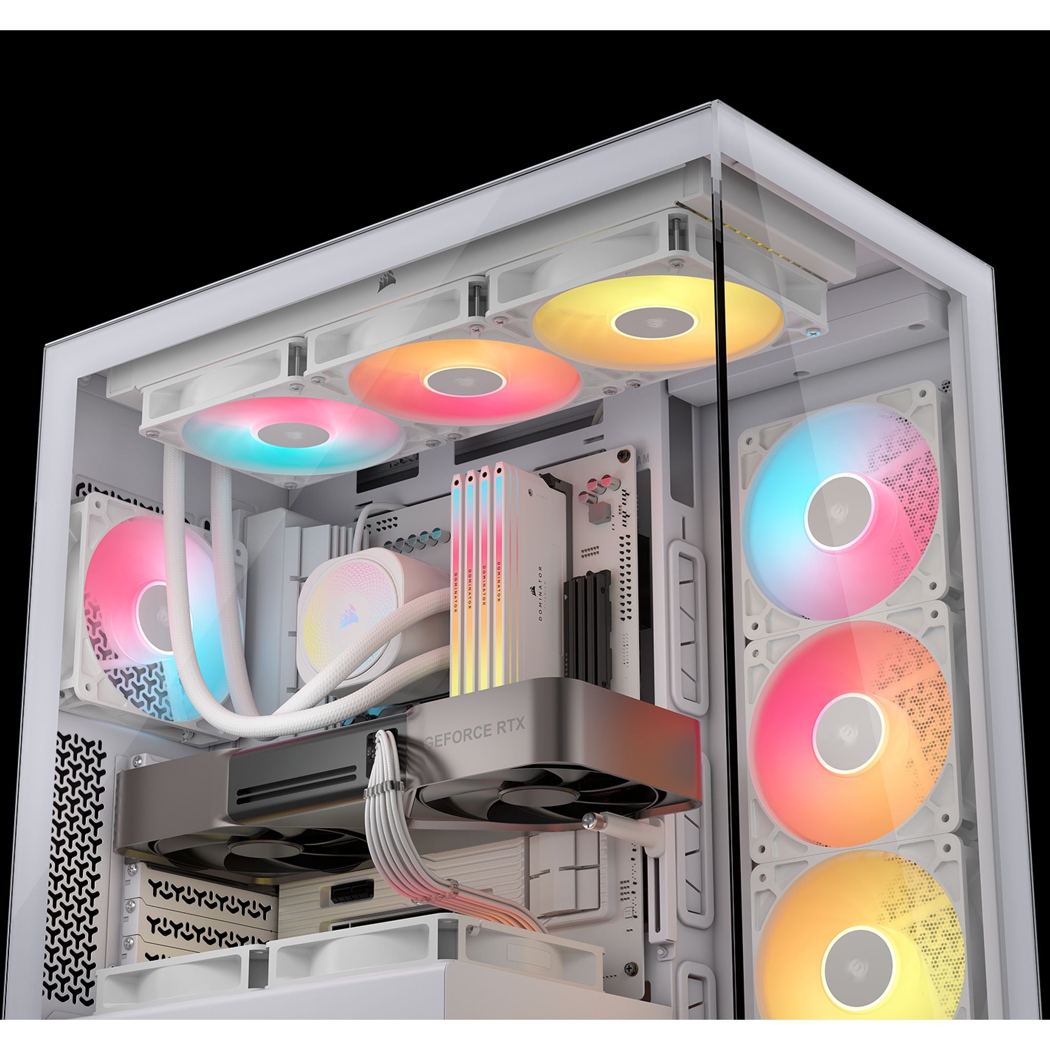 Corsair 3500X RS-R ARGB White Mid-Tower Case ATX/E-ATX Tempered Glass USB-C tl:5610c572