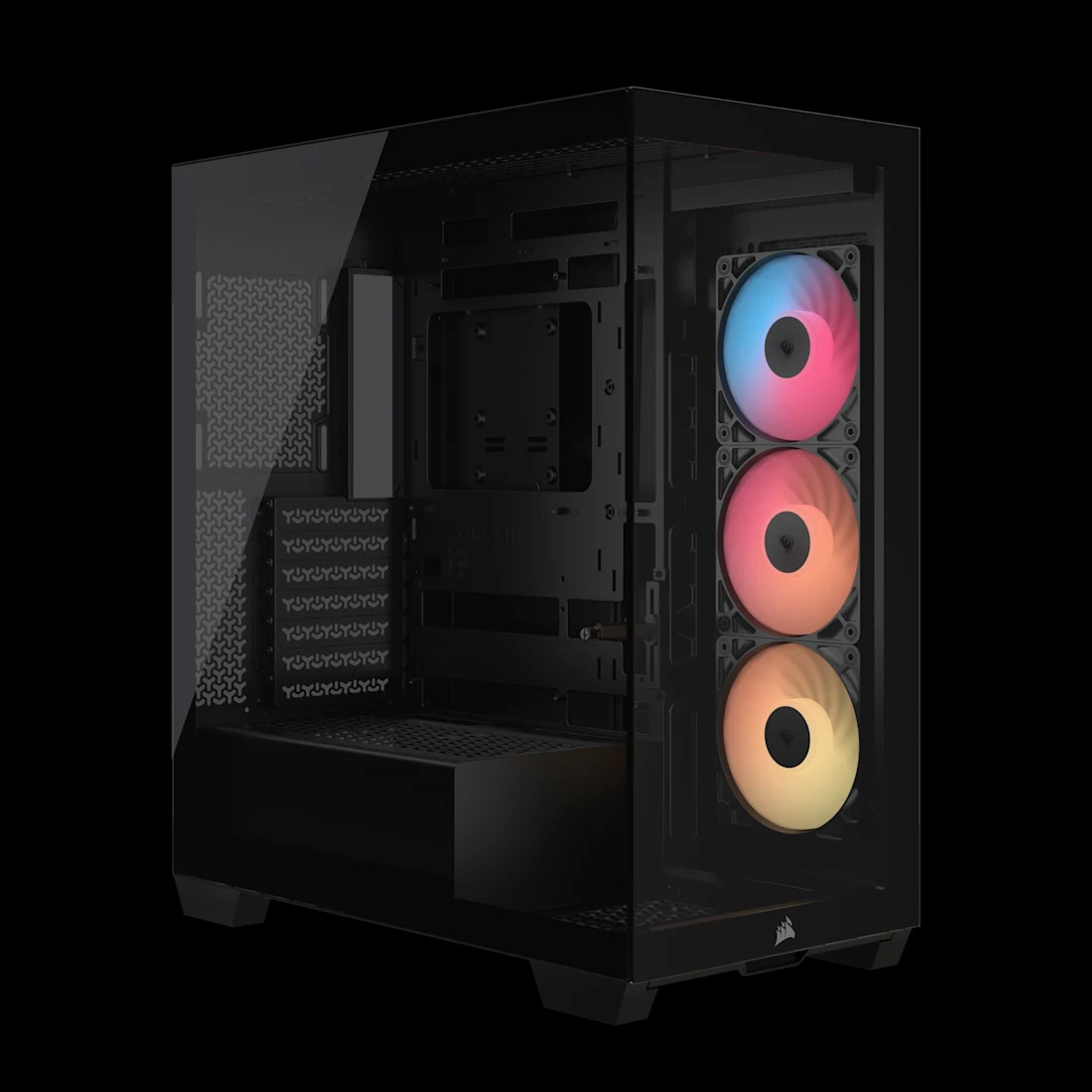 Corsair 3500X RS-R ARGB Mid-Tower PC Case - Black ARGB ATX/E-ATX Tempered Gla... tl:fcfb97b5