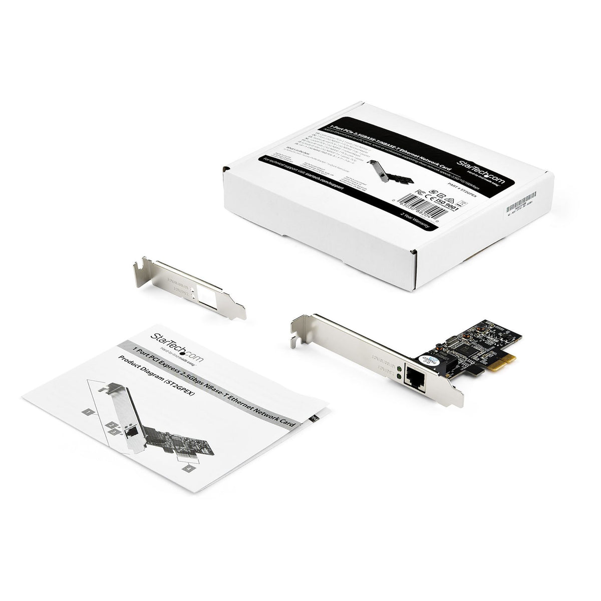 StarTech.com 1 Port 2.5Gbps PCIe Network Card