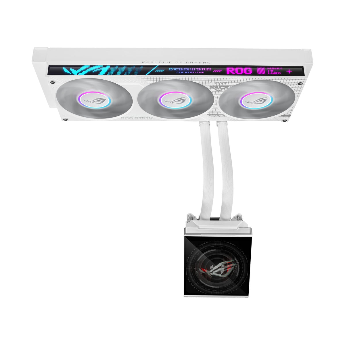 ASUS ROG Strix SLC IV 360 ARGB LCD WHITE 5.08" IPS Display AIO