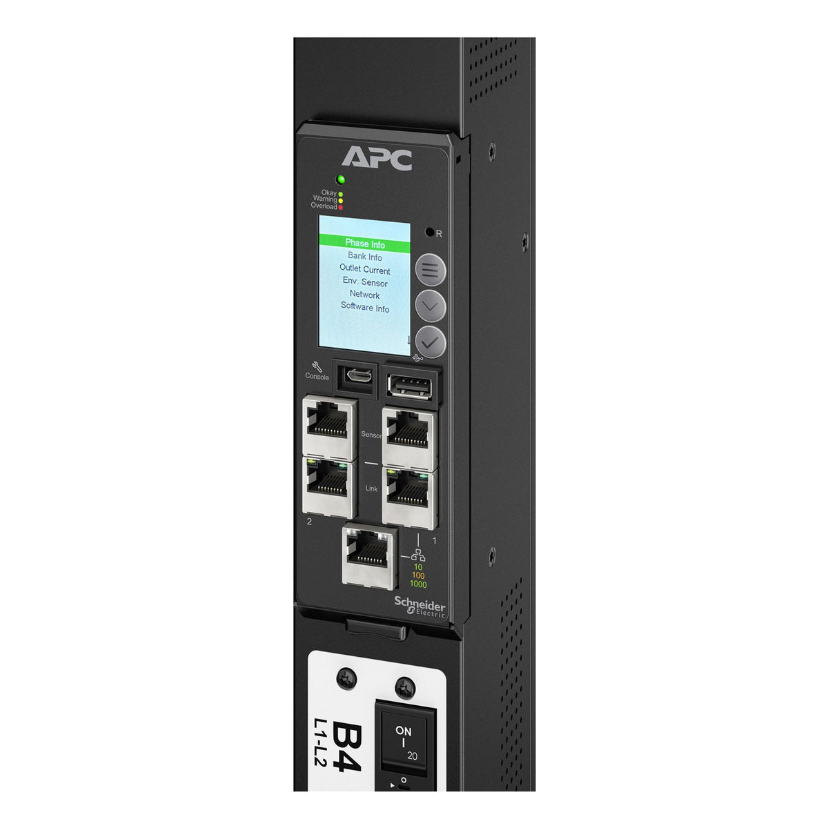 APC NetShelter Rack PDU Advanced Gen 2 Metered 22.1kW 400V 32A 48 Outlets