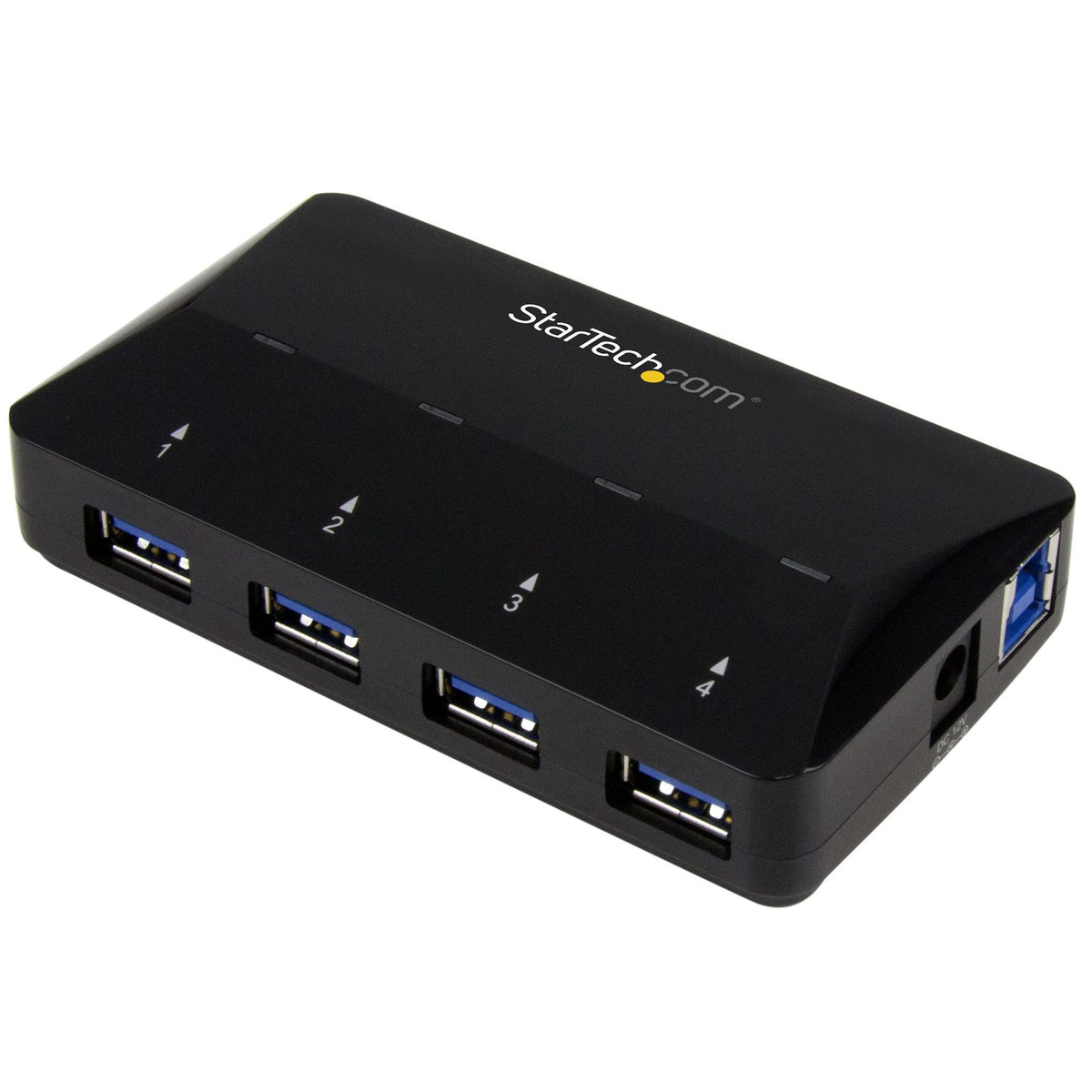 StarTech 4-Port USB 3.0 Hub with Charging Port 2.4A 5Gbps Desktop Charger