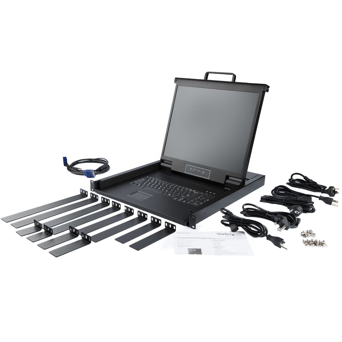StarTech.com Single Port VGA KVM 17" LCD Monitor USB Support