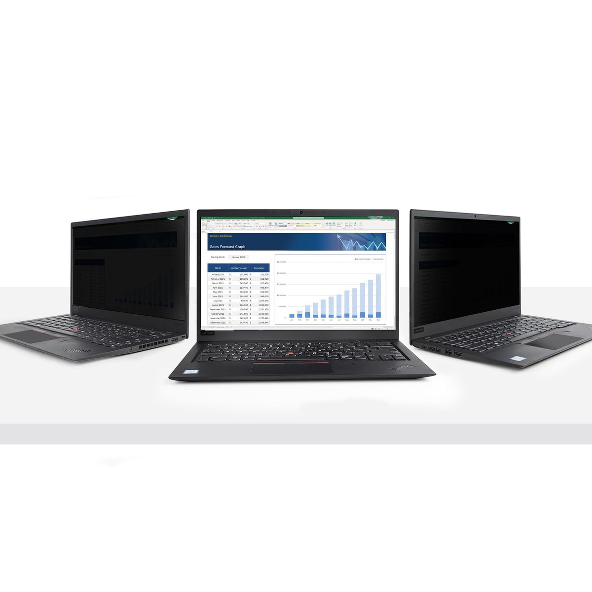 StarTech.com Anti-Glare Privacy Screen Filter 14" 16:9 Blue Light Reduction