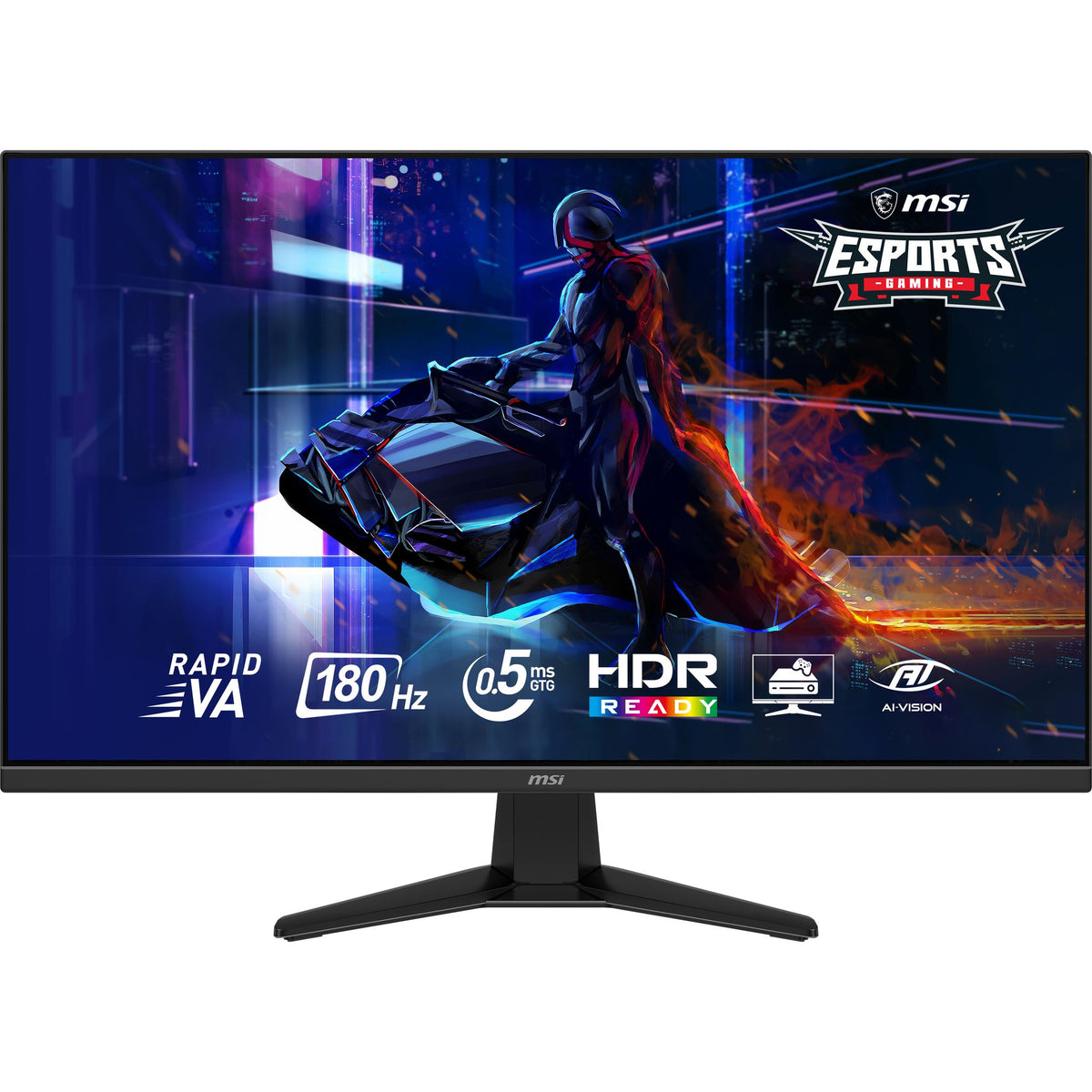 MSI MAG 325QF E18V 32" WQHD 180Hz VA Gaming Monitor HDMI DP Black