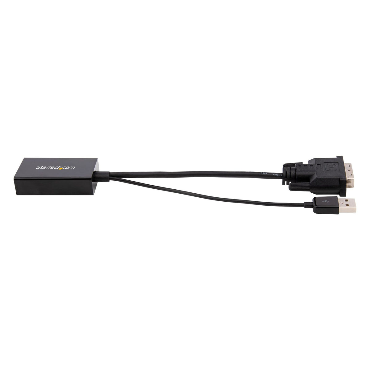 StarTech.com DVI to DisplayPort Adapter with USB Power 1920x1200 DP 1.2 Black