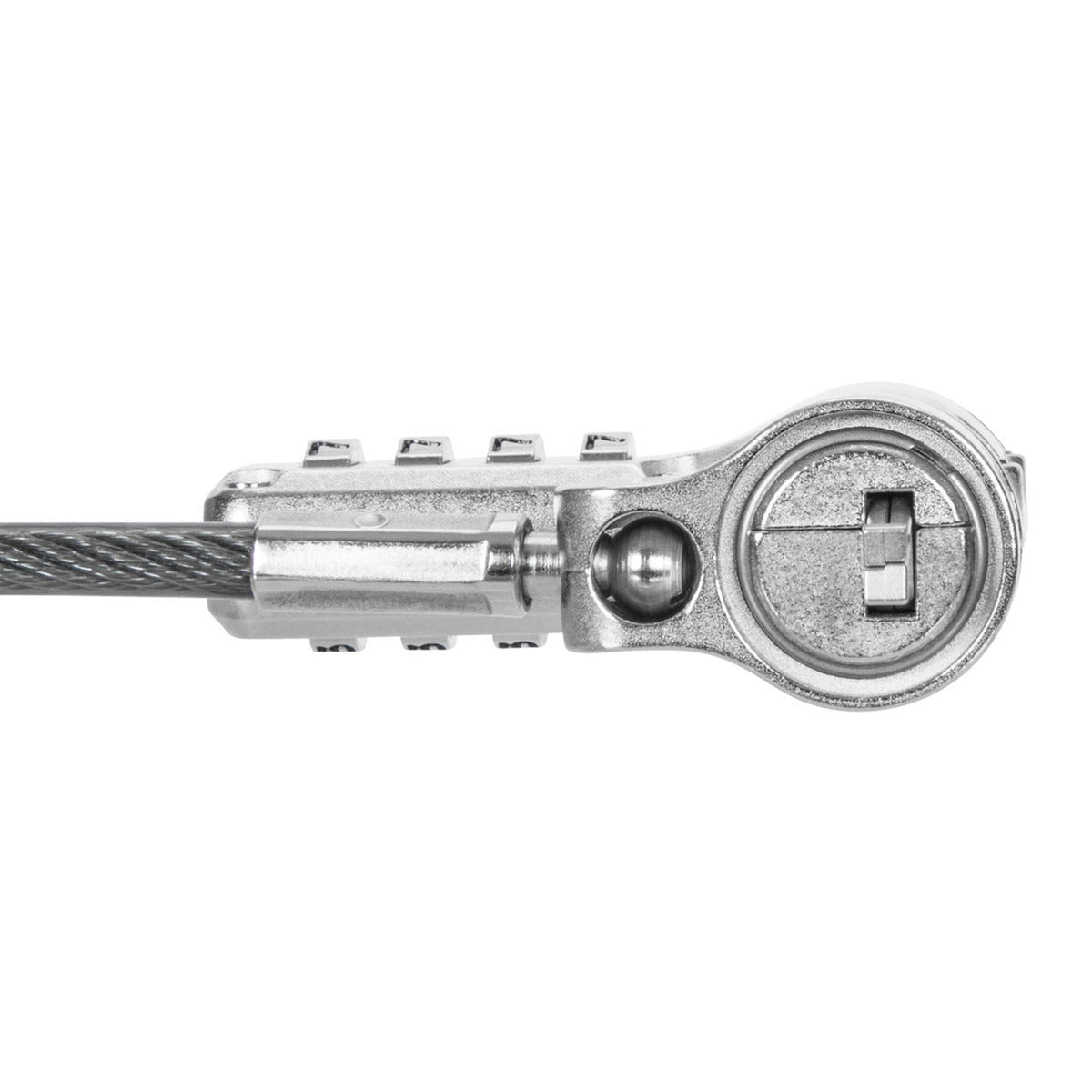 Targus DEFCON ASP96RGLX 1.98m Resettable Cable Lock Silver