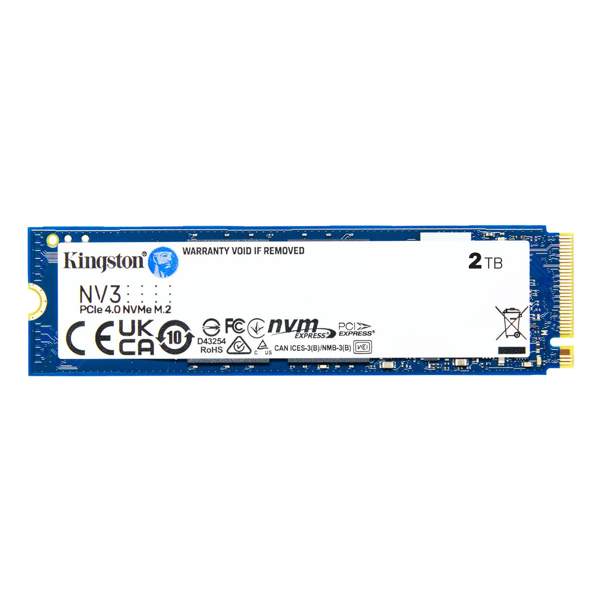 Kingston SNV3S NV3 2TB PCIe 4.0x4 NVMe M.2 SSD 6000/5000MB/s tl:b602f57c