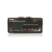 StarTech.com SV411KUSB 4-Port Black USB VGA KVM Switch with Audio