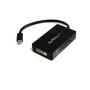 StarTech.com Mini DisplayPort to DP DVI HDMI Adapter Black