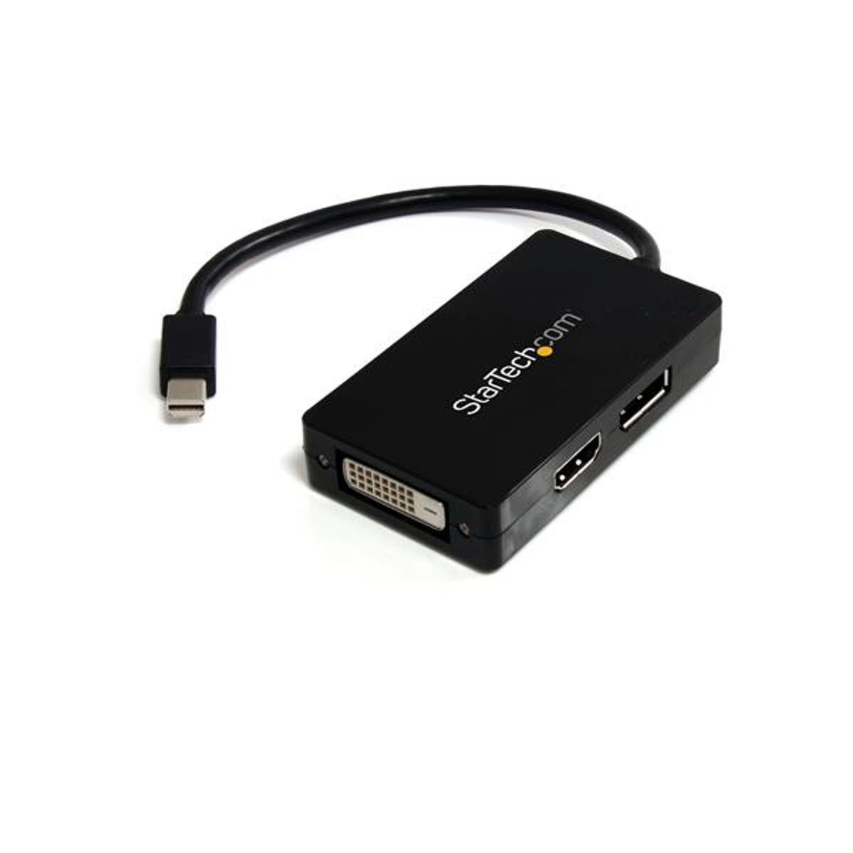 StarTech.com Mini DisplayPort to DP DVI HDMI Adapter Black