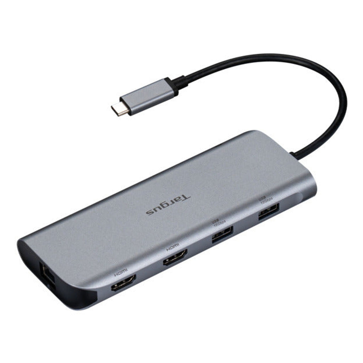 Targus USB-C Docking Station 140W PD 2xHDMI 4K 2Displays Silver