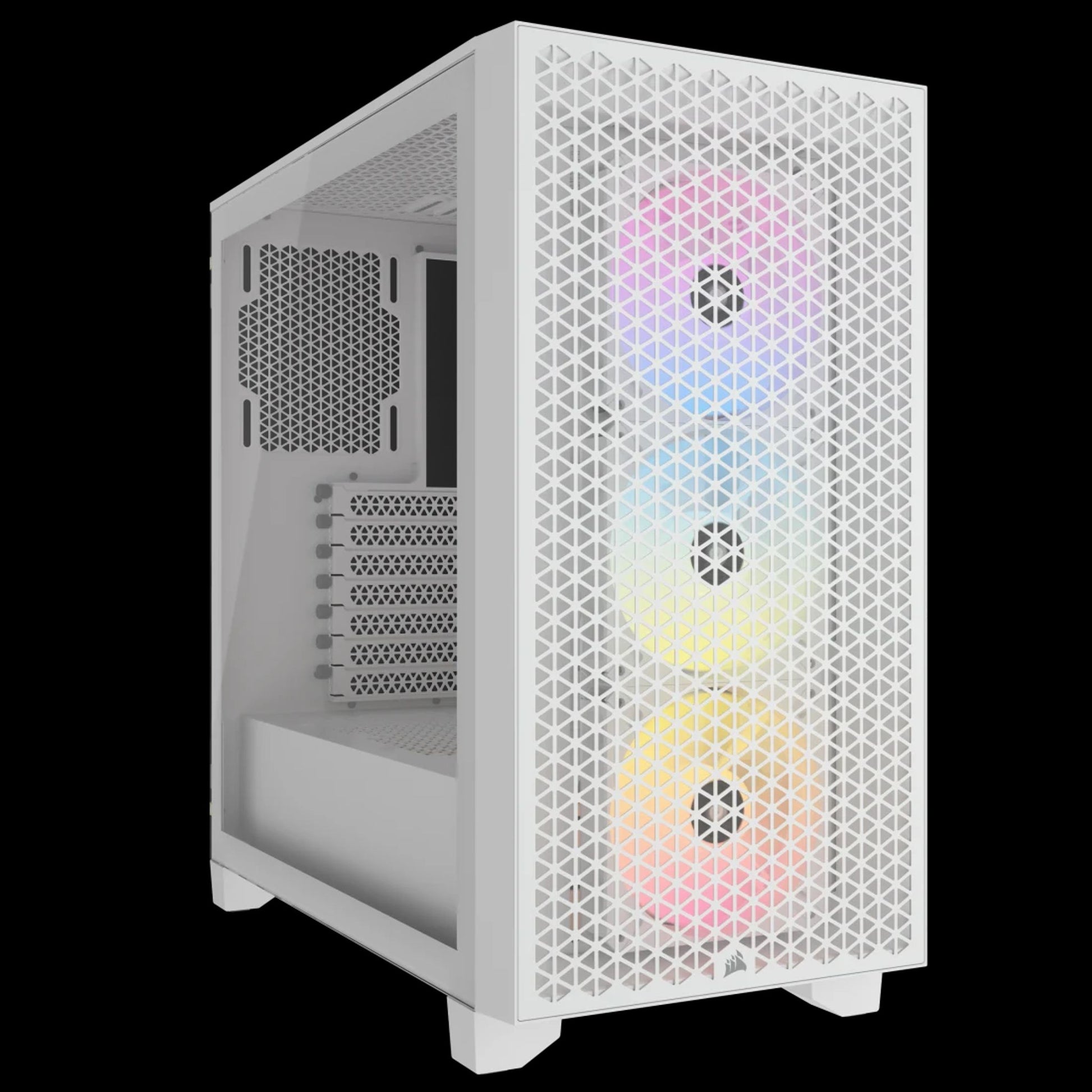 Corsair 3000D RGB AIRFLOW White ATX Mid-Tower Case 360GPU 170CPU Cooler 220PSU ARGB USB-A tl:3b103e9