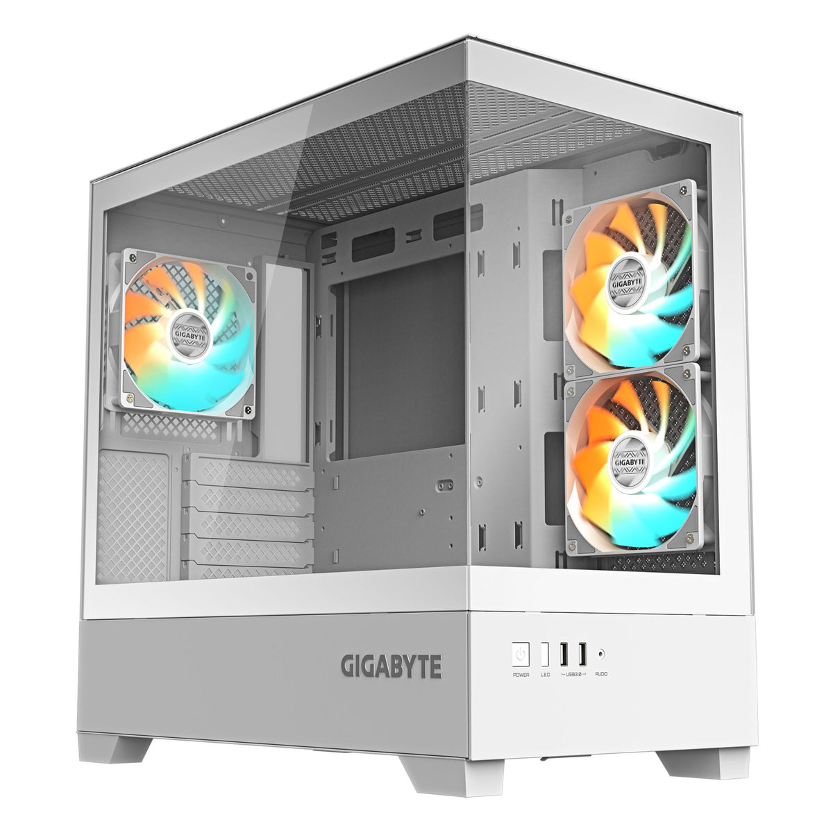 Gigabyte C201PI M-ATX Mid Tower Case White mini-ITX 5 Slots USB 3.0 x2 tl:1b94a9fe