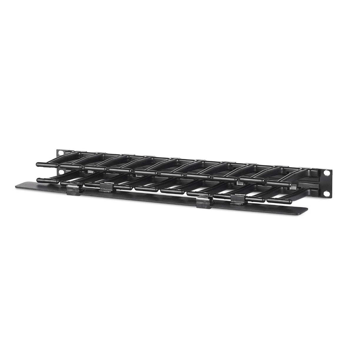 APC NetShelter Horizontal Cable Manager 1U Single Side with Cover Black