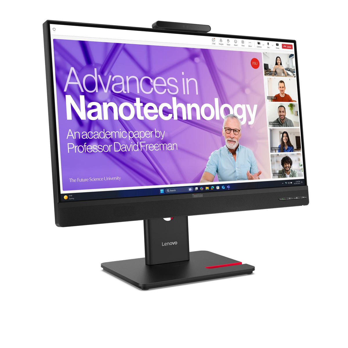 Lenovo ThinkVision T27QD-4v 27" QHD IPS HDMI DP USB-C Monitor
