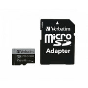 Verbatim Pro 512GB MicroSDXC UHS-I 100MB/s Read Speed