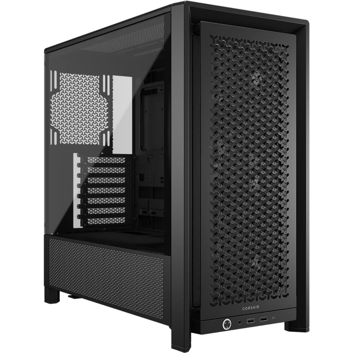 Corsair FRAME 4000D RS Black Modular Mid-Tower ATX Case 430MM GPU 170MM CPU Cooler 360MM RAD USB-C tl:70ece9ea