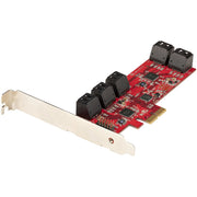 StarTech SATA Controller PCI Express x2 10 Internal SATA Ports PC Mac Linux