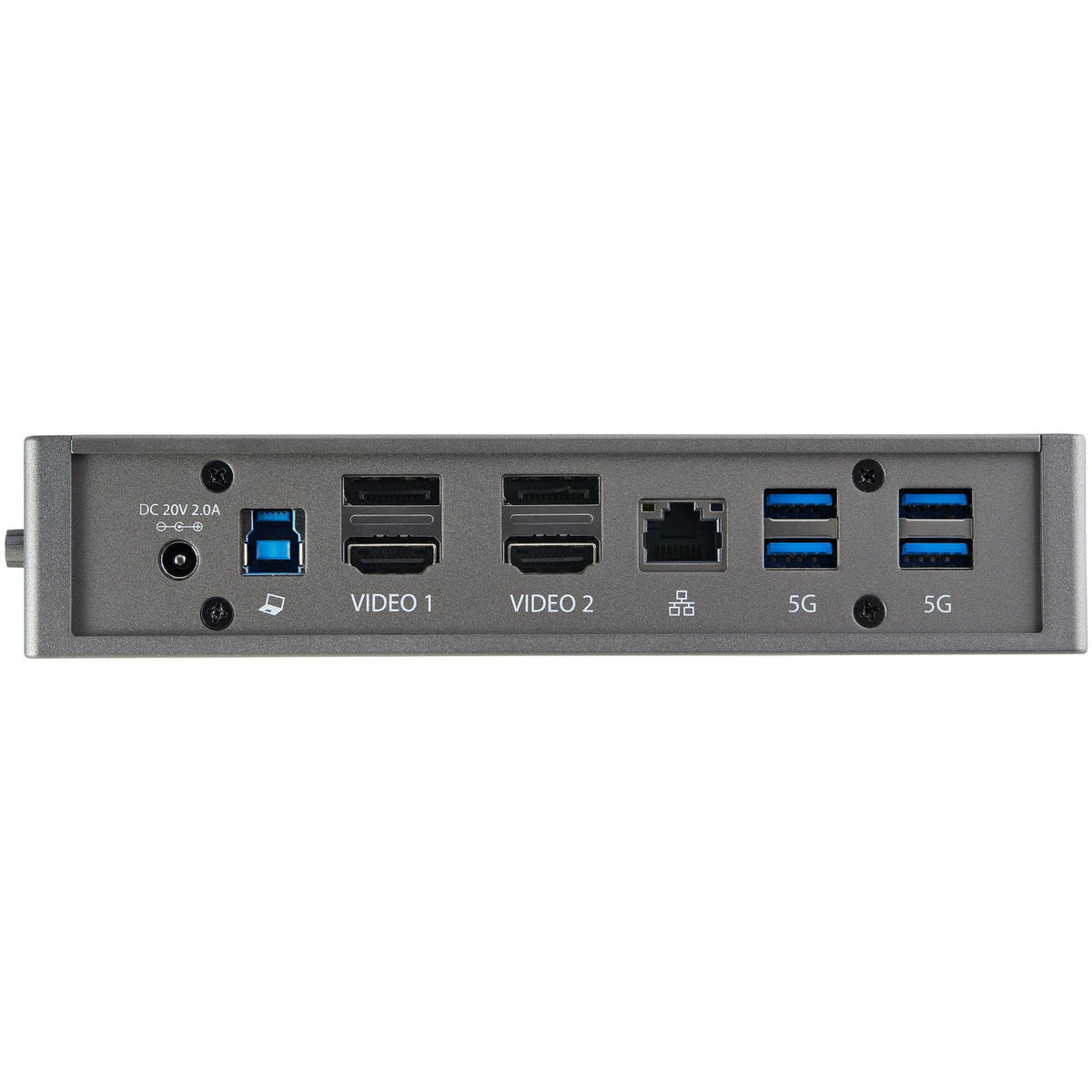 StarTech.com DK30A2DHU Hybrid USB-C USB-A Dock 4K Dual Monitor 6xUSB-A GbE