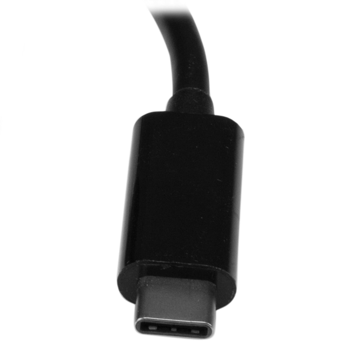 StarTech USB-C Combo Hub 3 USB 3.0 Ports Ethernet Black