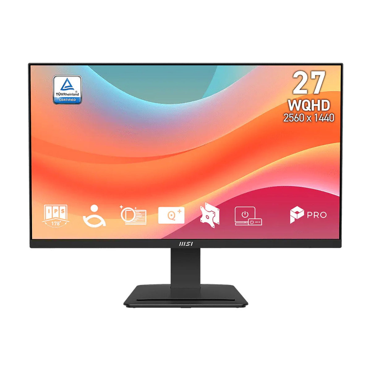 MSI 27" QHD 75Hz IPS Monitor DP 2HDMI