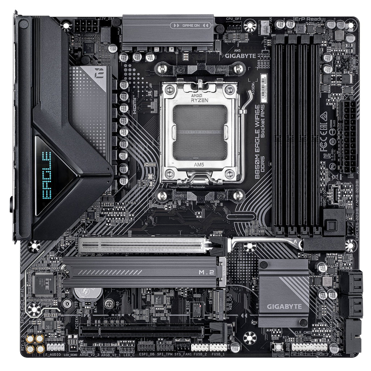 Gigabyte B850M EAGLE WF6E AMD AM5 microATX Motherboard DDR5 256GB 2x M.2 HDMI tl:3fc002fb