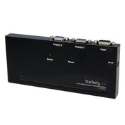StarTech.com Steel Signal Splitter Black VGA In-Out 2048x1536 350MHz 65m Max