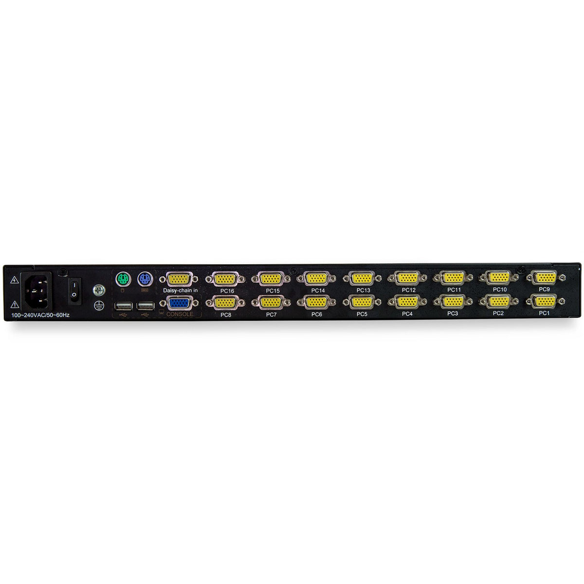 StarTech.com 16 Port Rackmount KVM Switch 17" LCD Monitor USB VGA