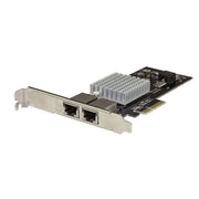 StarTech.com 10Gigabit Ethernet Card 2x 10GBASE-T RJ45 Ports PCIe x4