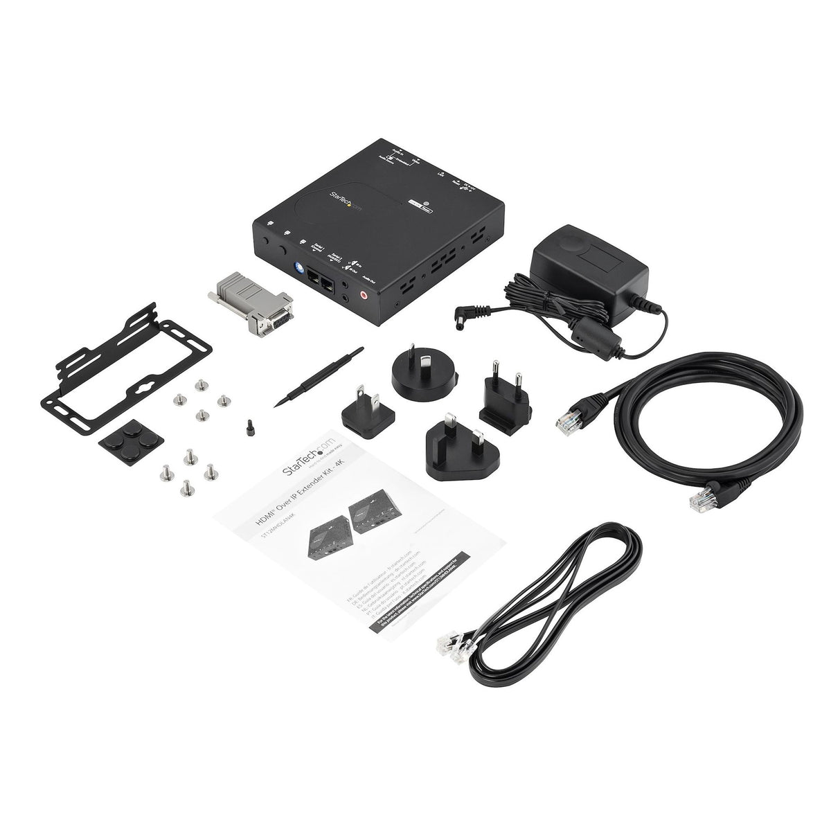 StarTech.com 4K HDMI Over IP Receiver ST12MHDLAN4K Video Control App Included
