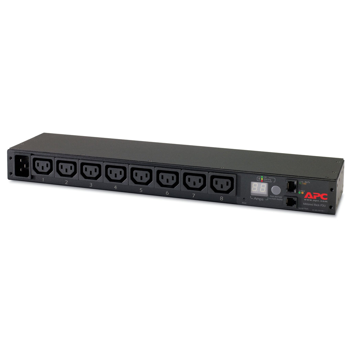 APC Rack PDU Metered 1U 16A 208/230V 8 C13 Outlets