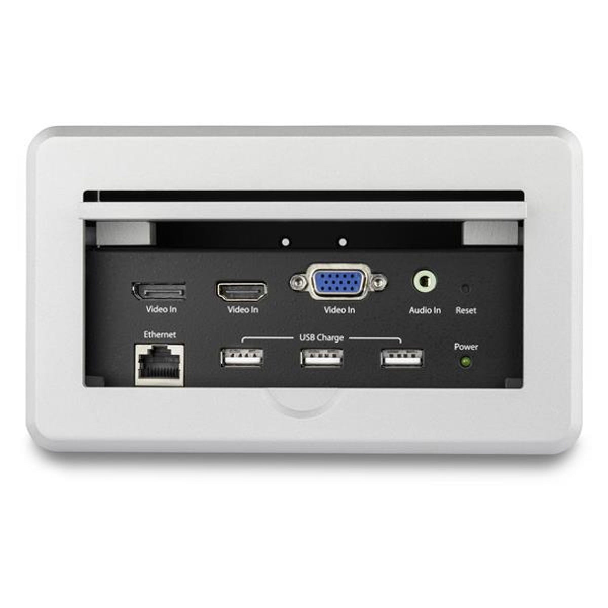 StarTech.com Conference Table Connectivity Box HDMI VGA DP Inputs HDMI Output 4K