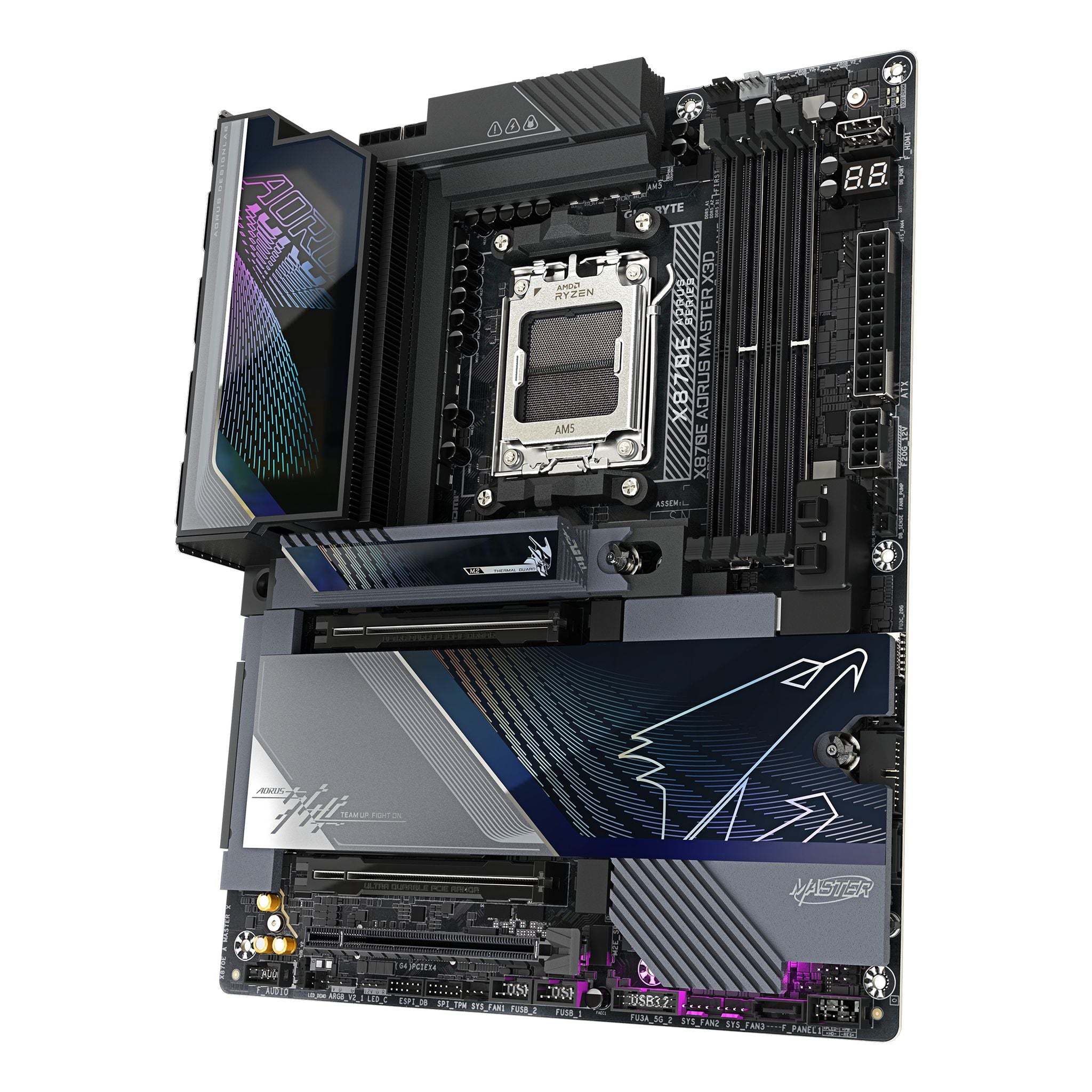 Gigabyte X870E AORUS MASTER AM5 DDR5 256GB USB4 Wi-Fi7 PCIe5 M.2 HDMI ATX tl:7cfff3f8
