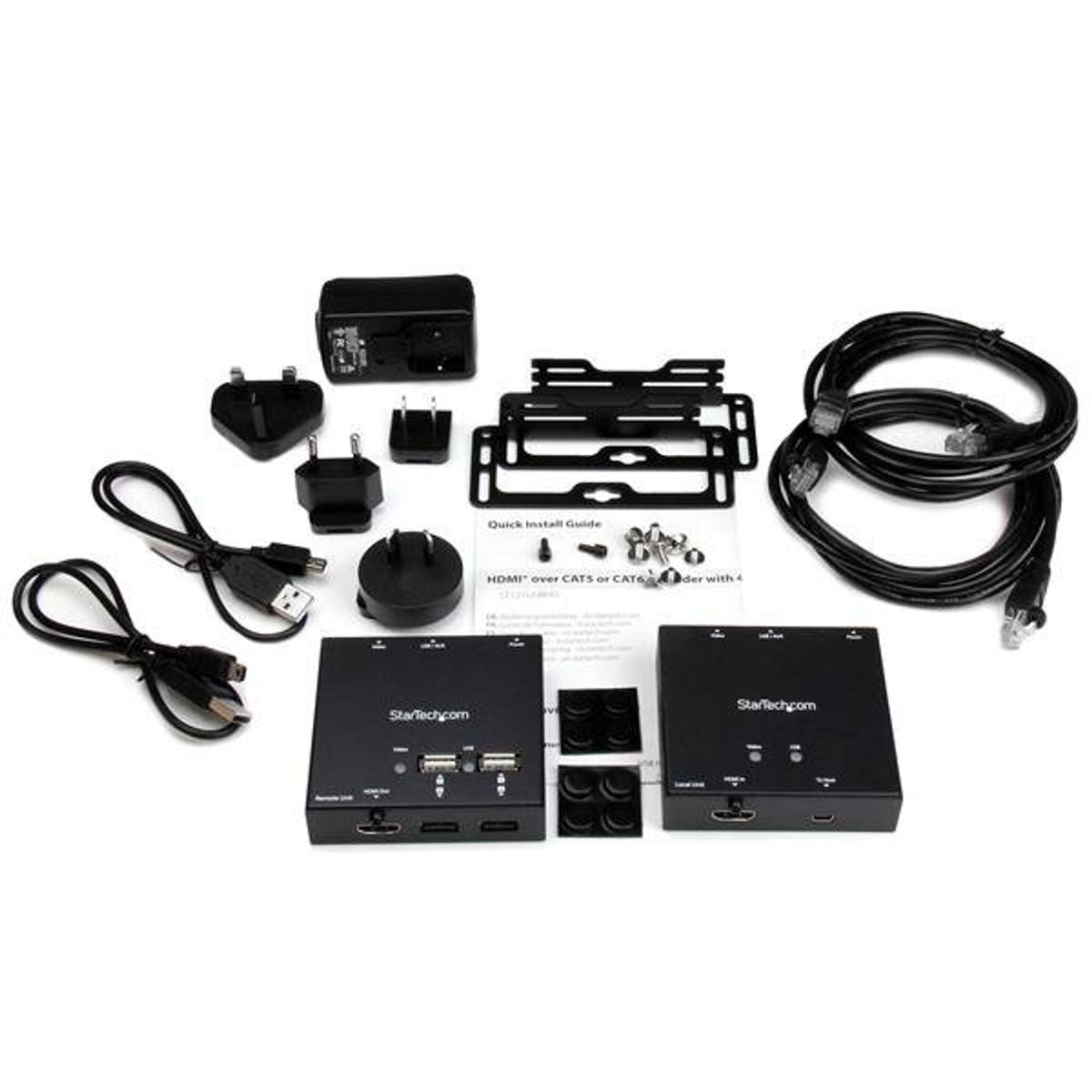 StarTech.com Video Extender Transmitter/Receiver - Wired - TAA Compliant - 1