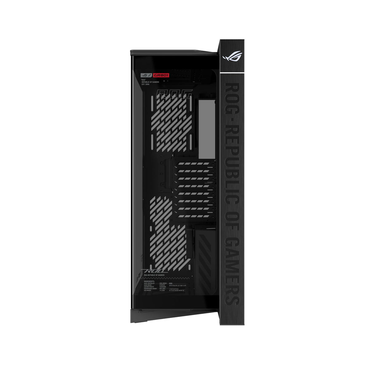 ASUS ROG Cronox GR801 EATX Full Tower Case 9.2" LCD 400MM GPU 360MM RAD Black
