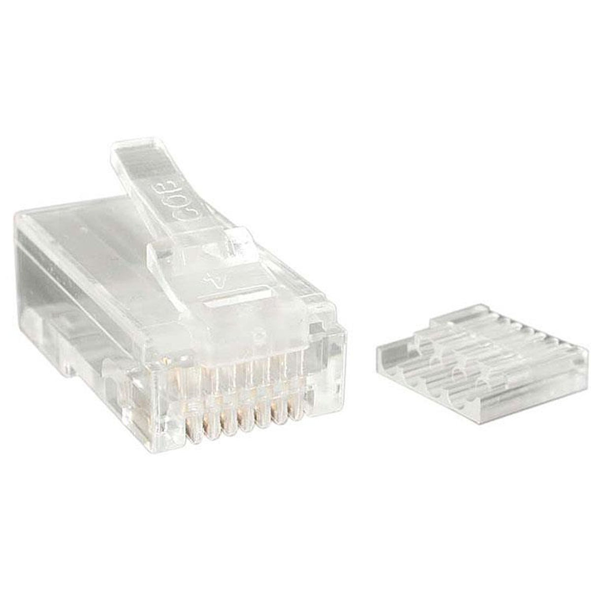 StarTech.com Cat 6 RJ45 Stranded Modular Plug Connector 50 Pack Clear